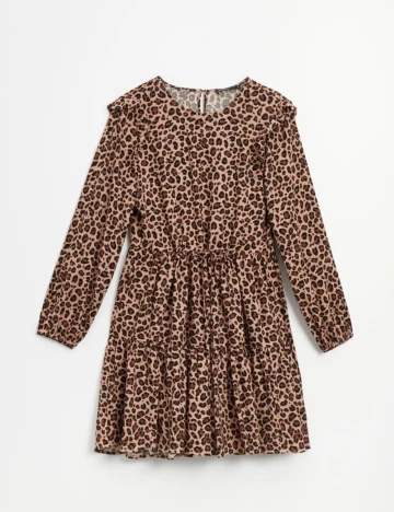 Rochie scurta House Brand, animal print, XS