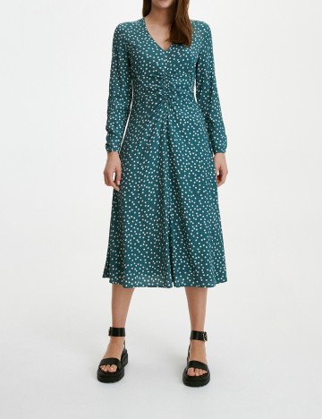 Rochie medie Reserved, verde, L