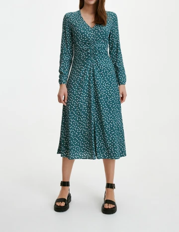 Rochie medie Reserved, verde, L