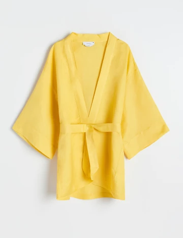 Kimono Reserved, galben, L Galben