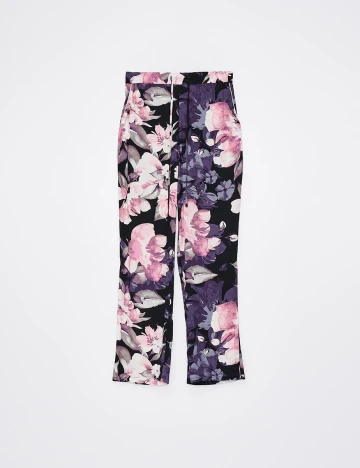 Pantaloni de pijama Mohito, negru floral, S Floral print