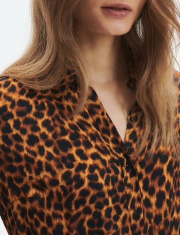 Rochie medie Reserved, animal print