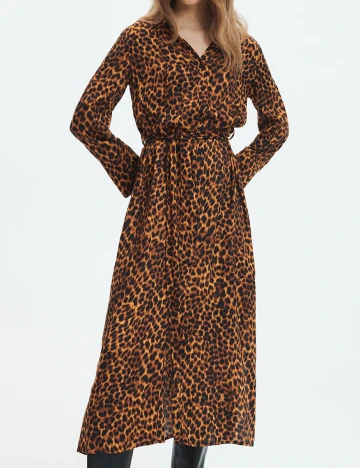 Rochie medie Reserved, animal print