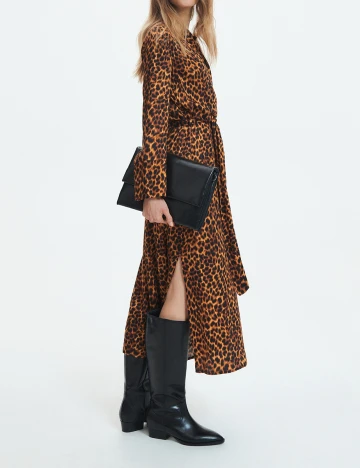 Rochie medie Reserved, animal print