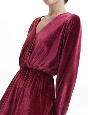 Rochie scurta Reserved, pruna