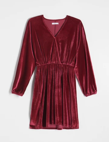 Rochie scurta Reserved, pruna