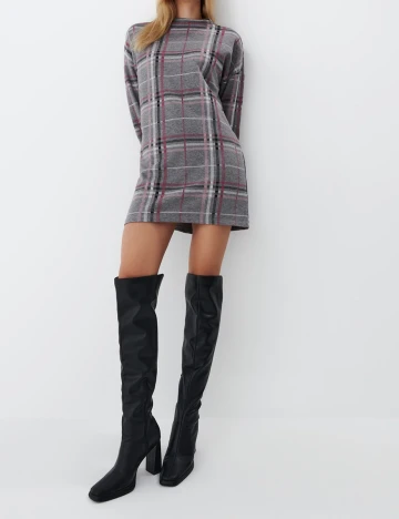 Rochie scurta Mohito, gri, S/M Gri