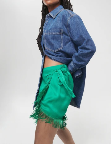 Fusta Reserved, verde, M Verde