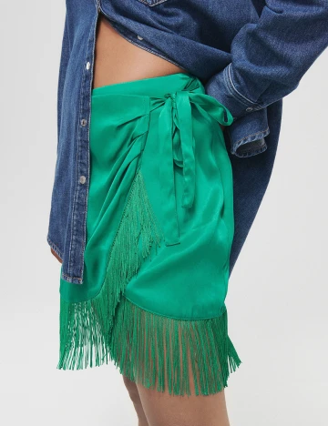 Fusta Reserved, verde, M Verde