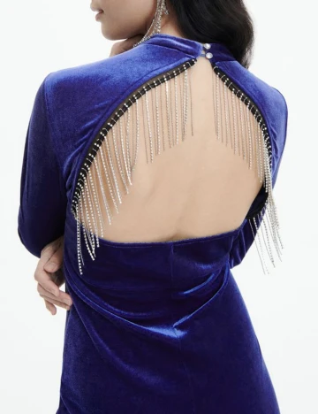 Rochie Scurta Reserved, albastru, S