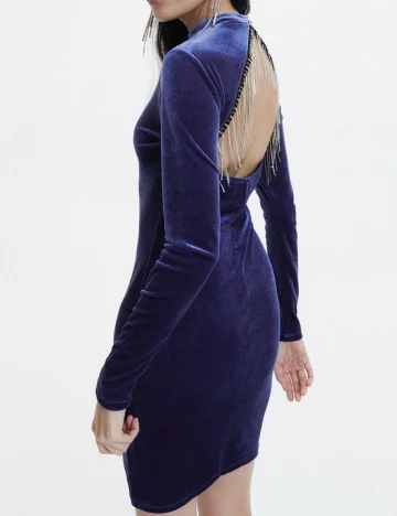 Rochie Scurta Reserved, albastru, S