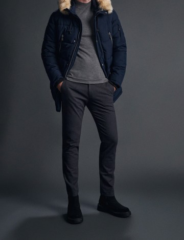 
						Pantaloni Reserved, bleumarin inchis