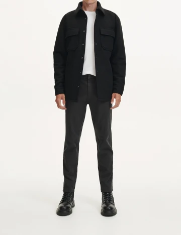 Pantaloni Reserved, gri inchis