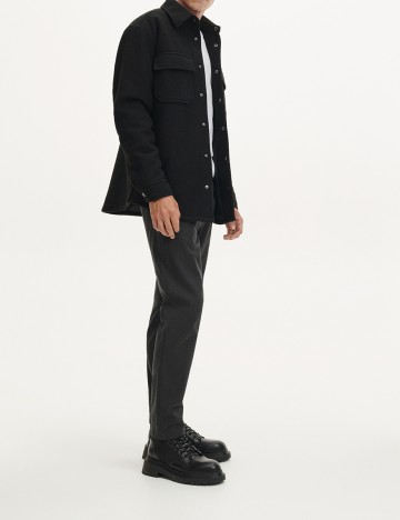 Pantaloni Reserved, gri inchis
