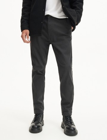 Pantaloni Reserved, gri inchis
