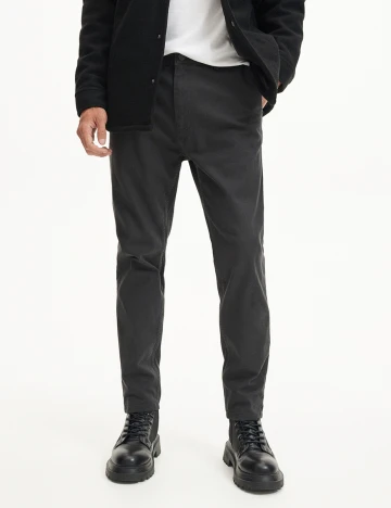 Pantaloni Reserved, gri inchis