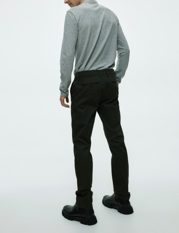 Pantaloni Reserved, verde inchis