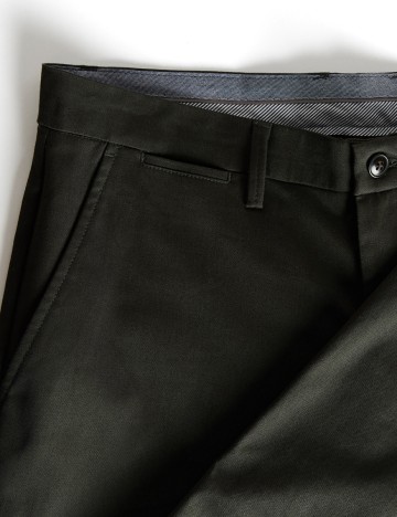 Pantaloni Reserved, verde inchis
