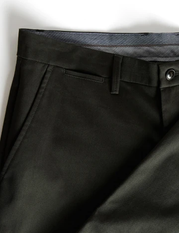 Pantaloni Reserved, verde inchis