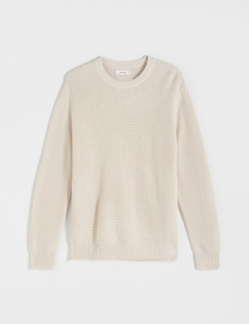 Pulover Reserved, crem
