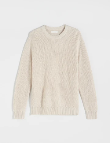 Pulover Reserved, crem