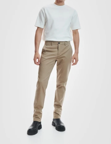 Pantaloni Reserved, bej Crem