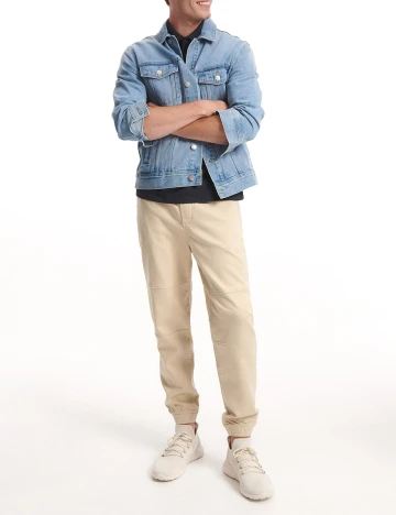 Pantaloni Reserved, crem, M