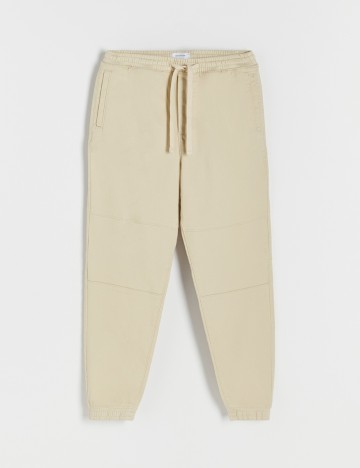 Pantaloni Reserved, crem, M