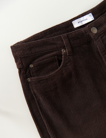Pantaloni Reserved, maro, M