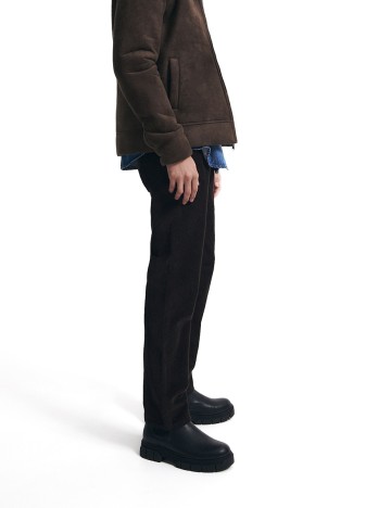 Pantaloni Reserved, maro, M