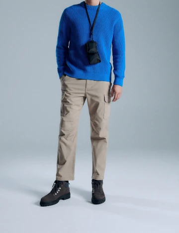 Pantaloni Reserved, bej