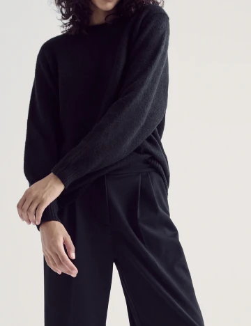 Pulover Reserved, negru, M Negru