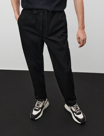 Pantaloni Reserved, negru, L