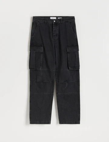 Blugi Reserved, negru, 34