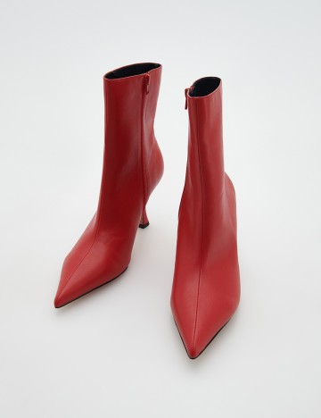 Botine Reserved, rosu, 40