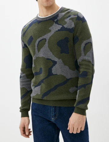 Bluza s.Oliver, verde, XXL