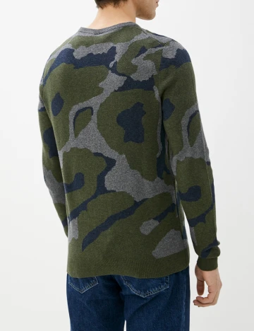 Bluza s.Oliver, verde, XXL
