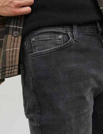 Blugi Jack&Jones, gri inchis, W36/L36
