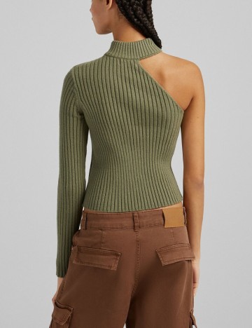 Bluza Bershka, verde, S