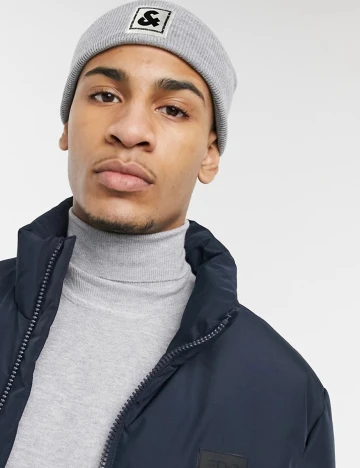 Caciula Jack&Jones, gri, ONE SIZE
