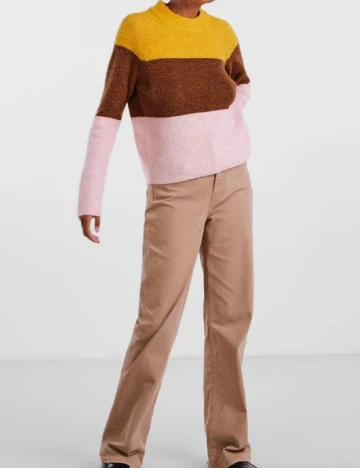 Pulover Pieces, mix culori