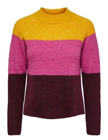 Pulover Pieces, mix culori, M