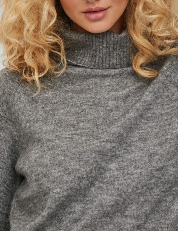 Pulover Vila, gri, XXL