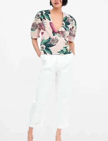 Camasa Zara, model floral, S