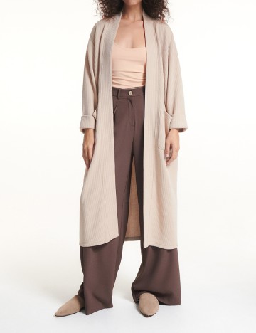 Cardigan Reserved, crem, S