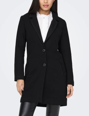 Palton Jacqueline de Yong, negru, L