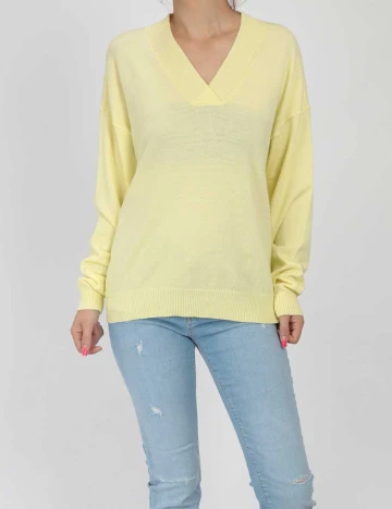 Bluza Noisy May, galben, M
