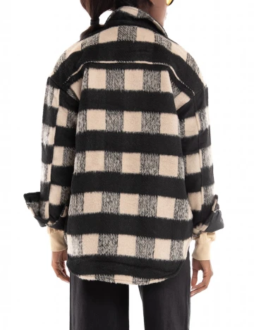 Jacheta Noisy May, crem/negru, XS Negru