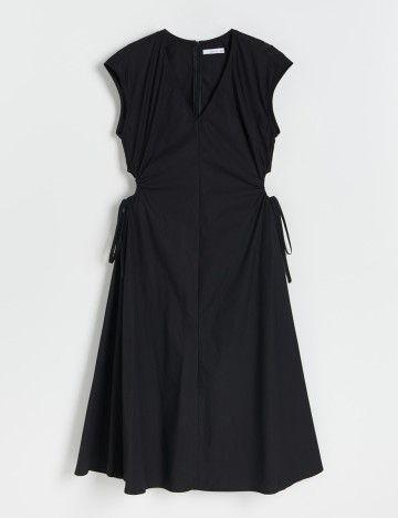 Rochie medie Reserved, negru, 34