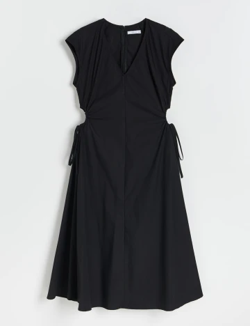 Rochie medie Reserved, negru, 34